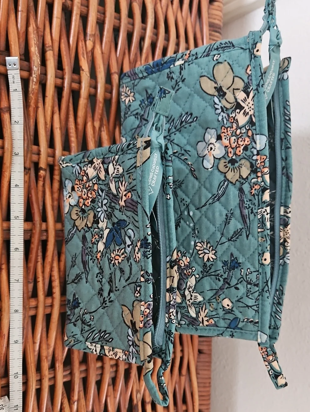 Vera Bradley Make Up / Toiletry Bag Set